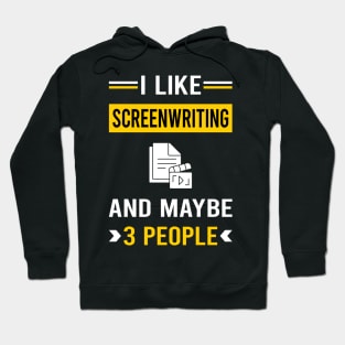 3 People Screenwriting Screenwriter Hoodie